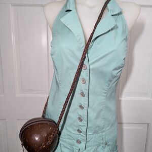 April Cornell Coconut Shoulder Bag, Handmade in‎ Philippines, Braided Strap